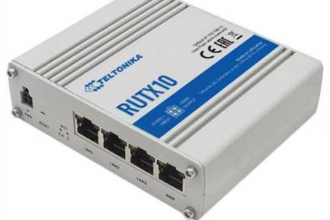 Teltonika RUTX10 4 Port Ethernet Router With VPN