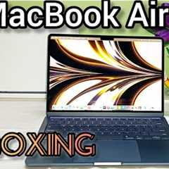 MACBOOK AIR M3 UNBOXING(13 inch in Midnight)New M3(Color, space,size,and more) #macbookair#macbook