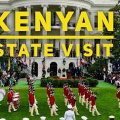State Visit Ceremony for President of Kenya. Behind the Scenes.