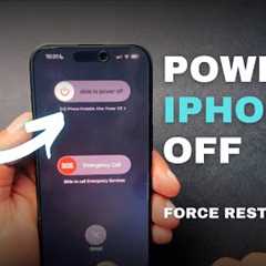 How to Turn Off an iPhone (& Force an iPhone Restart)