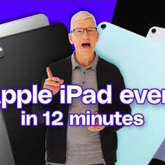 Apple’s iPad event in 12 minutes