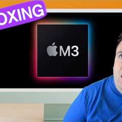 NEW 24 M3 iMac -- UNBOXING and SETUP