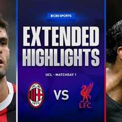 AC Milan vs. Liverpool: Extended Highlights | UCL League Phase MD 1 | CBS Sports Golazo