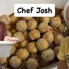 Josh is on cooking duty once again….