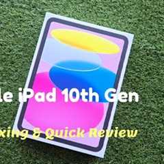 Apple iPad 10th Gen || Unboxing || Quick Review