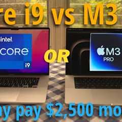 2019 i9 vs 2023 M3 Pro 16 Macbook Pro review  - Worth the extra money?