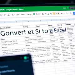 Mastering Google Sheets to Excel Conversion for Efficient Data Analysis