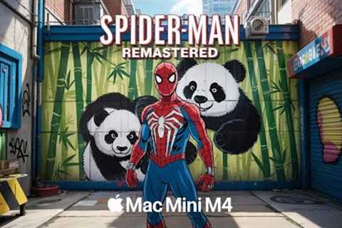 Can the Mac mini M4 Handle Spider-Man Remastered? (Gameplay Test)