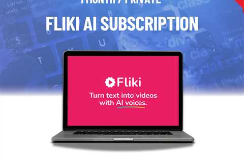 Fliki Ai Monthly Subscription