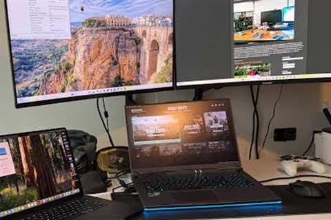 Quick Practical comparison of a top of the line macbook pro vs gaming laptop