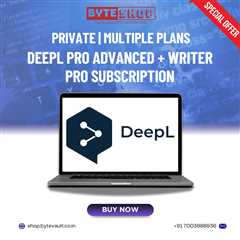 Deepl Pro Advanced Subscription