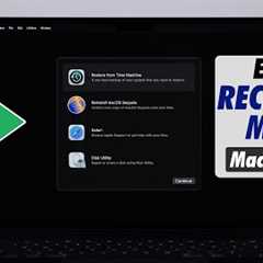 MacBook Air M3: How to Open Recovery Mode!