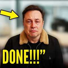 Elon Musk On The BRINK OF TEARS as He QUITS!