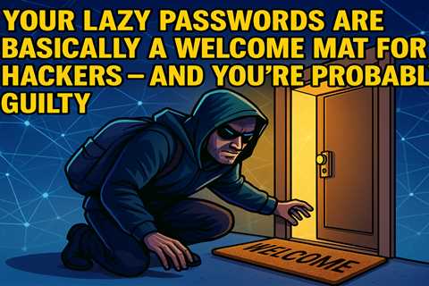 Your lazy passwords are basically a welcome mat for hackers – and you're probably guilty
