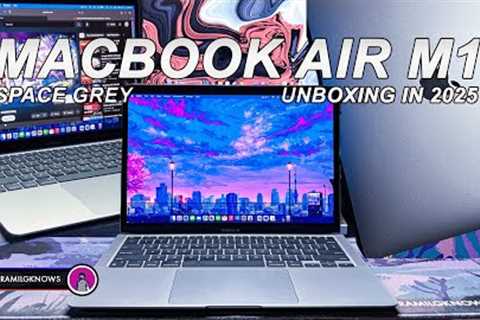 MACBOOK Air M1 unboxing in 2025 (Space Grey) | Philippines