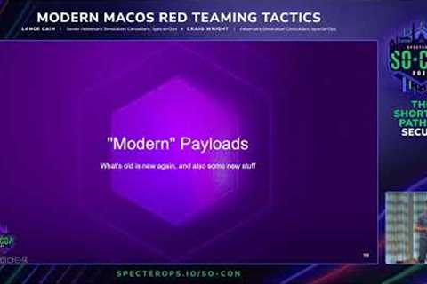 Modern macOS Red Teaming Tactics | SO-CON 2025