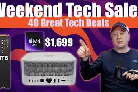 Best Tech Deals - M4 Max Mac Studio, Monitors, SSDs, Thunderbolt Docks, and So Much More