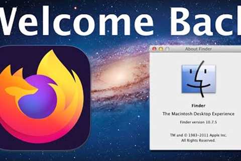 Using Modern Firefox on old Mac OS!
