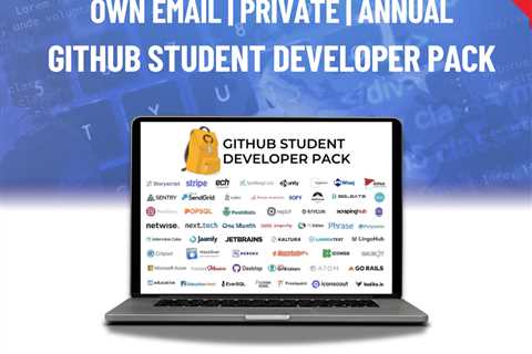 Github Student Developer Pack 1 Year