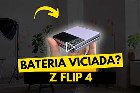 Samsung Z Flip 4 com Tela Quebrada – Veja o Conserto Passo a Passo!