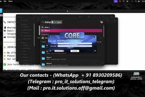Rhino 8 Mac Installation (Intel/M1/M2/M3/M4) | Lifetime Activation | Pro IT Support