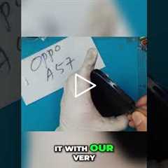 Phone Repair: Easily Remove Back Cover with Pry Tools [OPPO A57 5G] | Sydney CBD Repair