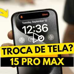 🔧 iPhone 15 Pro Max com Tela Quebrada: Será Que Ainda Tem Salvação? 😱 Conserto Passo a Passo!