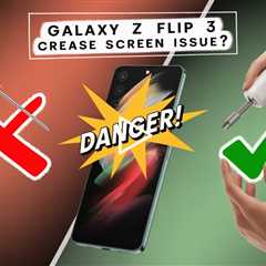 Galaxy Z Flip 3 Crease Screen Issue? Find the Best Repair in Sydney CBD