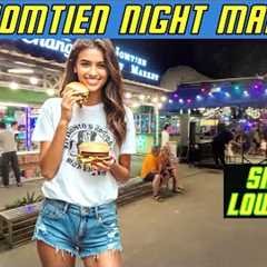Jomtien Night Market Silent in Low Season   2025 Pattaya Thailand