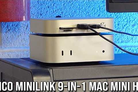ORICO MiniLink 9-in-1 Hub for M4 Mac Mini