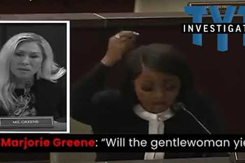 Jasmine Crocket REFUSED To Let Marjorie Taylor Greene Interrupt Her