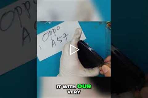 Phone Repair: Easily Remove Back Cover with Pry Tools [OPPO A57 5G] | Sydney CBD Repair