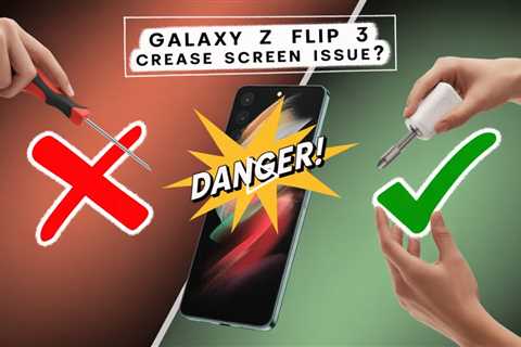 Galaxy Z Flip 3 Crease Screen Issue? Find the Best Repair in Sydney CBD