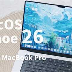 macOS Tahoe 26｜So beautiful ! Hands-on｜M1 Pro Macbook Pro