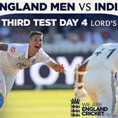 Carse Delivers Hope In Final Overs! | Highlights - England v India Day 4 | Rothesay Test 2025