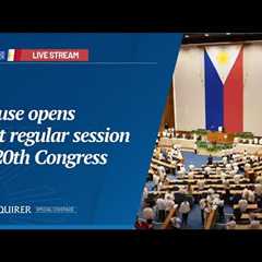 LIVE: House opens first regular session of 20th Congress
