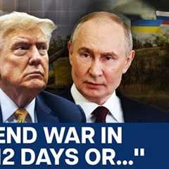 Trump''s 12-Day Ultimatum to Putin: Ceasefire or Sanctions | Vantage with Palki Sharma | N18G