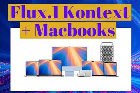 Macbook run FLUX.1-Kontext locally - the free and open source model that beats Chatgpt-4o. Mac mini
