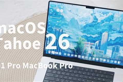 macOS Tahoe 26｜So beautiful ! Hands-on｜M1 Pro Macbook Pro