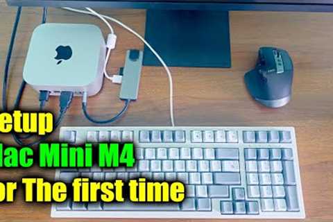 How to set up mac mini m4
