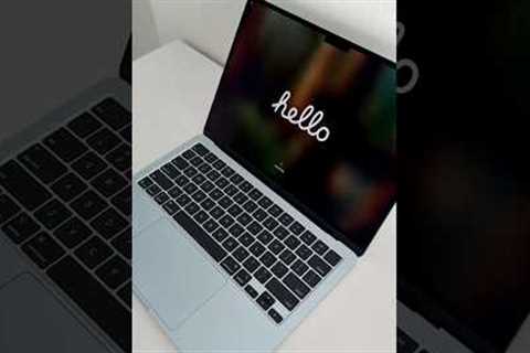 Sky Blue MacBook Air M4 Unboxing – Apple’s Sleekest Laptop Yet
