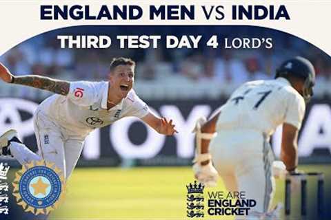 Carse Delivers Hope In Final Overs! | Highlights - England v India Day 4 | Rothesay Test 2025