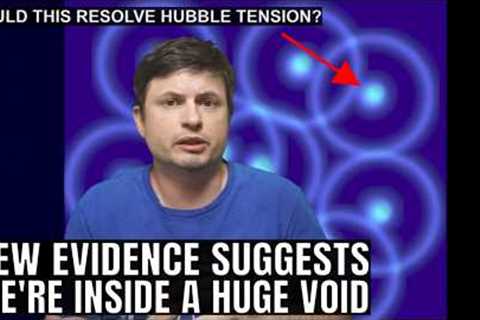 Is Milky Way Inside a Huge Void? Intriguing Cosmological Solution