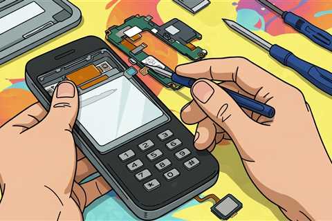 Replacing the screen of a rare vintage phone