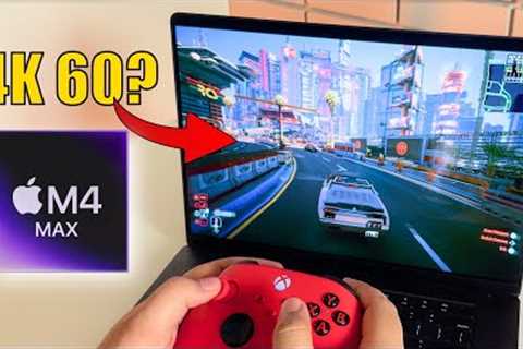 Cyberpunk 2077 Performance Test on M4 Max MacBook Pro (Watch Before You Buy)