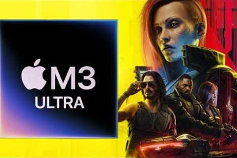 Cyberpunk 2077 on M3 ULTRA (1440p, & 5120x2160 & 1080p)