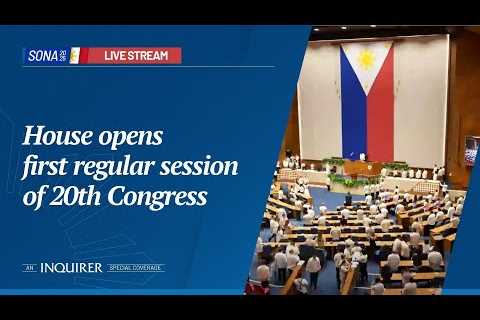 LIVE: House opens first regular session of 20th Congress