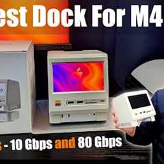Coolest M4 Mac mini Dock with Display - 80 Gbps and 10 Gbps Versions - Wokyis Retro Docking Station