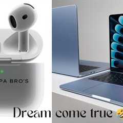 2025 MacBook Air M4 - Unboxing, Setup and First Look! And Introducing the all-new AirPods 4 |Apple