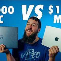 $8000 Windows Laptop VS $1200 M4 Macbook Air: Video Editing Showdown